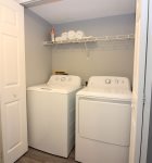 washer and dryer in the unit